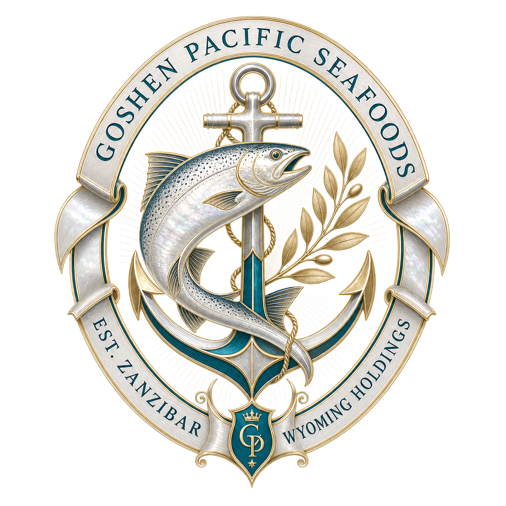 Goshen Pacific Seafoods crest